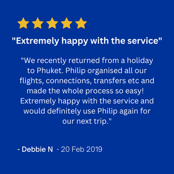 20 Feb 2019 5-star extremely happy with the service debbie n