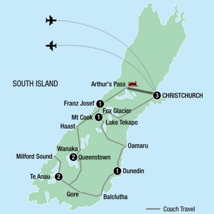 GPT 11 day Ultimate South Island Solo Tour