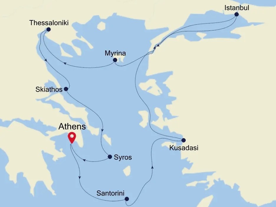 11-Day Athens (Piraeus) Return