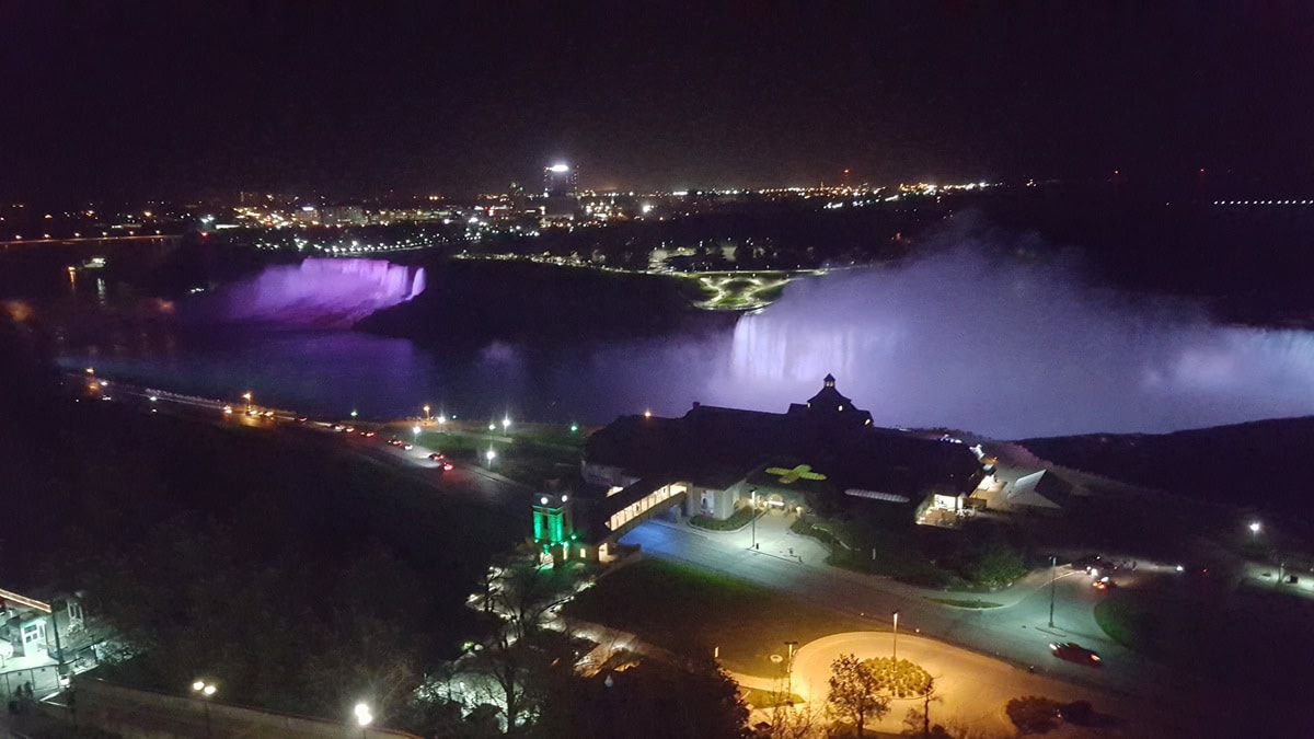 Niagara Falls at night - Image by Holidays Beckon