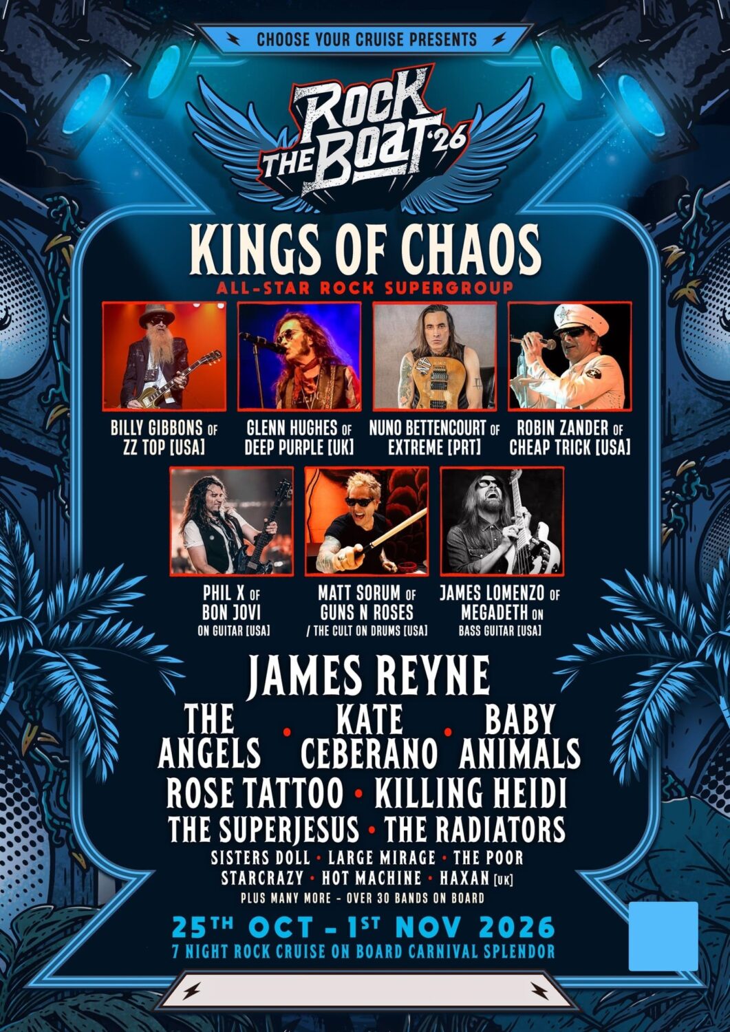 Rock the Boat 2026 Artist Listing