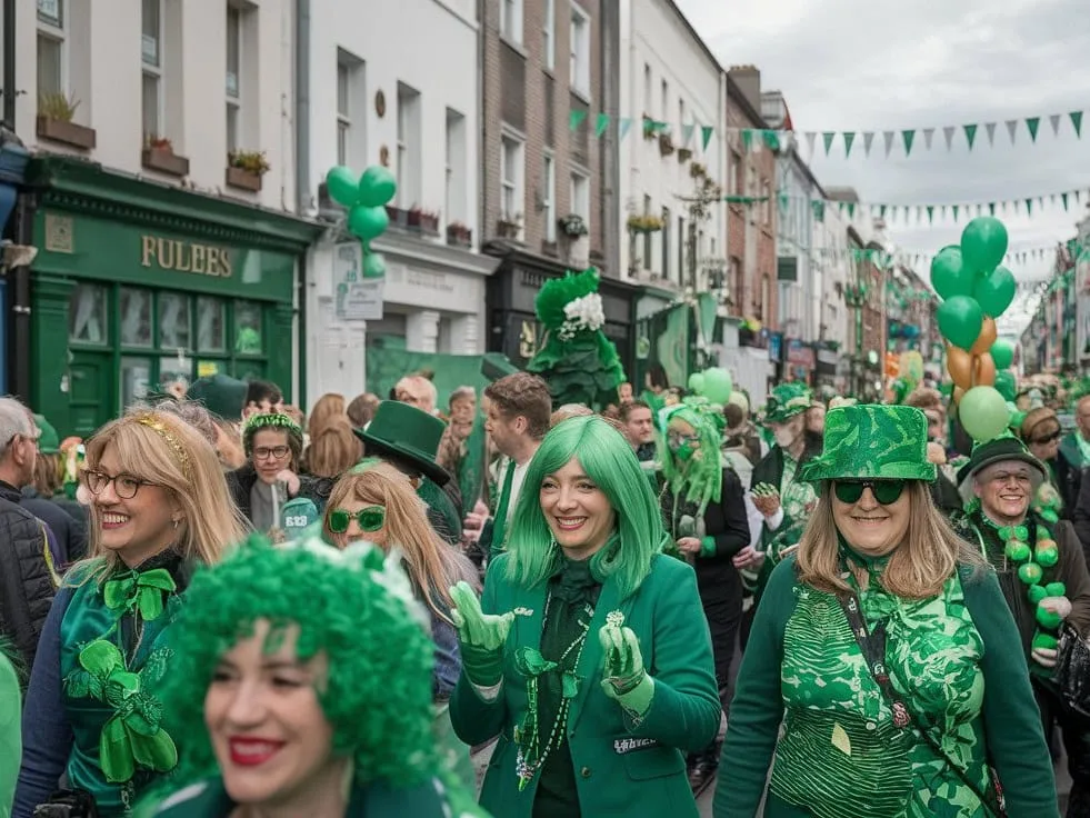A vibrant parade in Dublin
