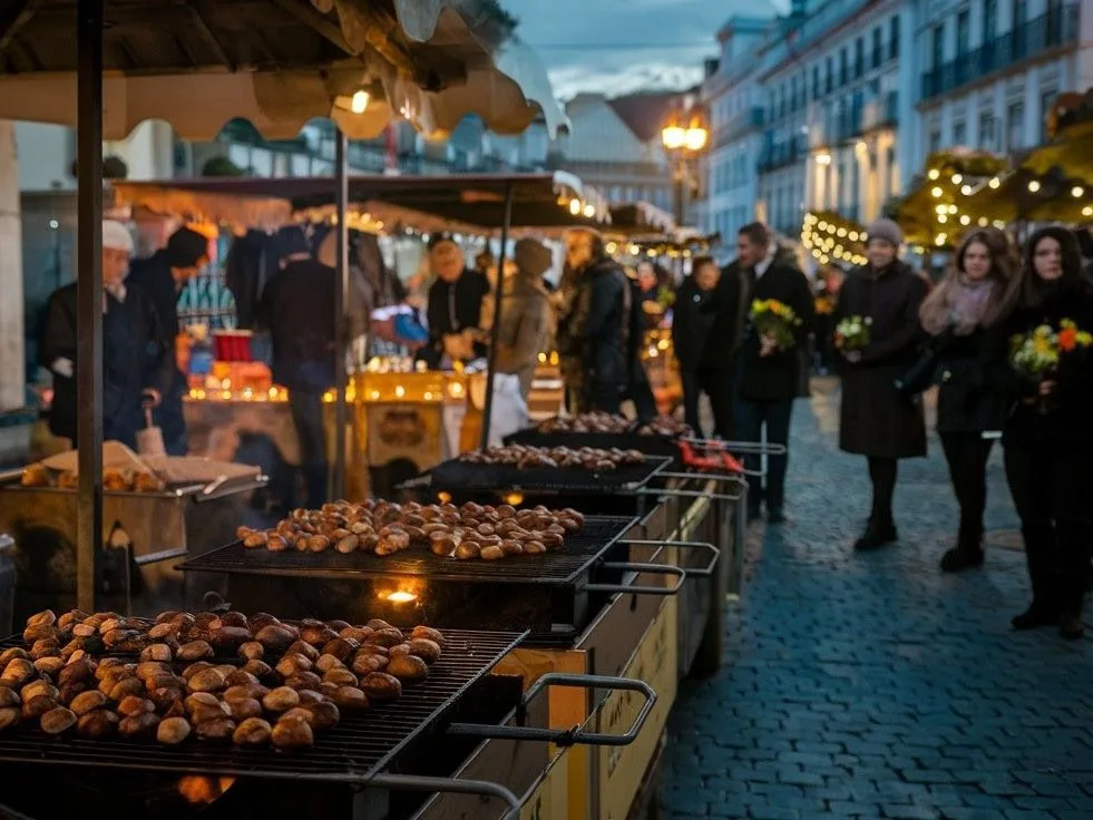 A Photo Of An Atmospheric Evening Shot Of All Saints Day Lisbon