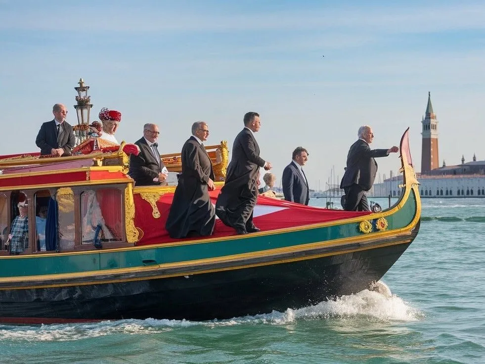 The ceremony of festa della sensa doge
