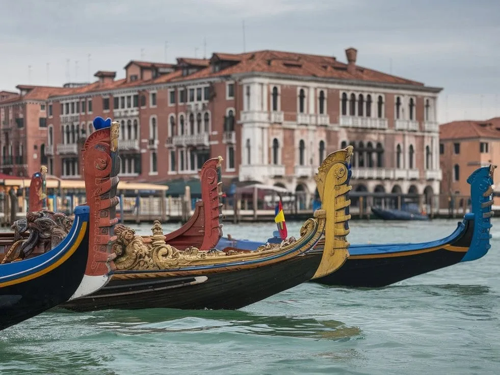 The festa della sensa traditional Venetian boats