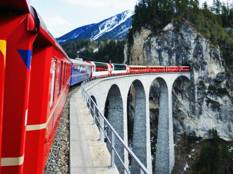 Glacier Express Landwasser Viaduct - Image by Johannes Hofmann on Unsplash