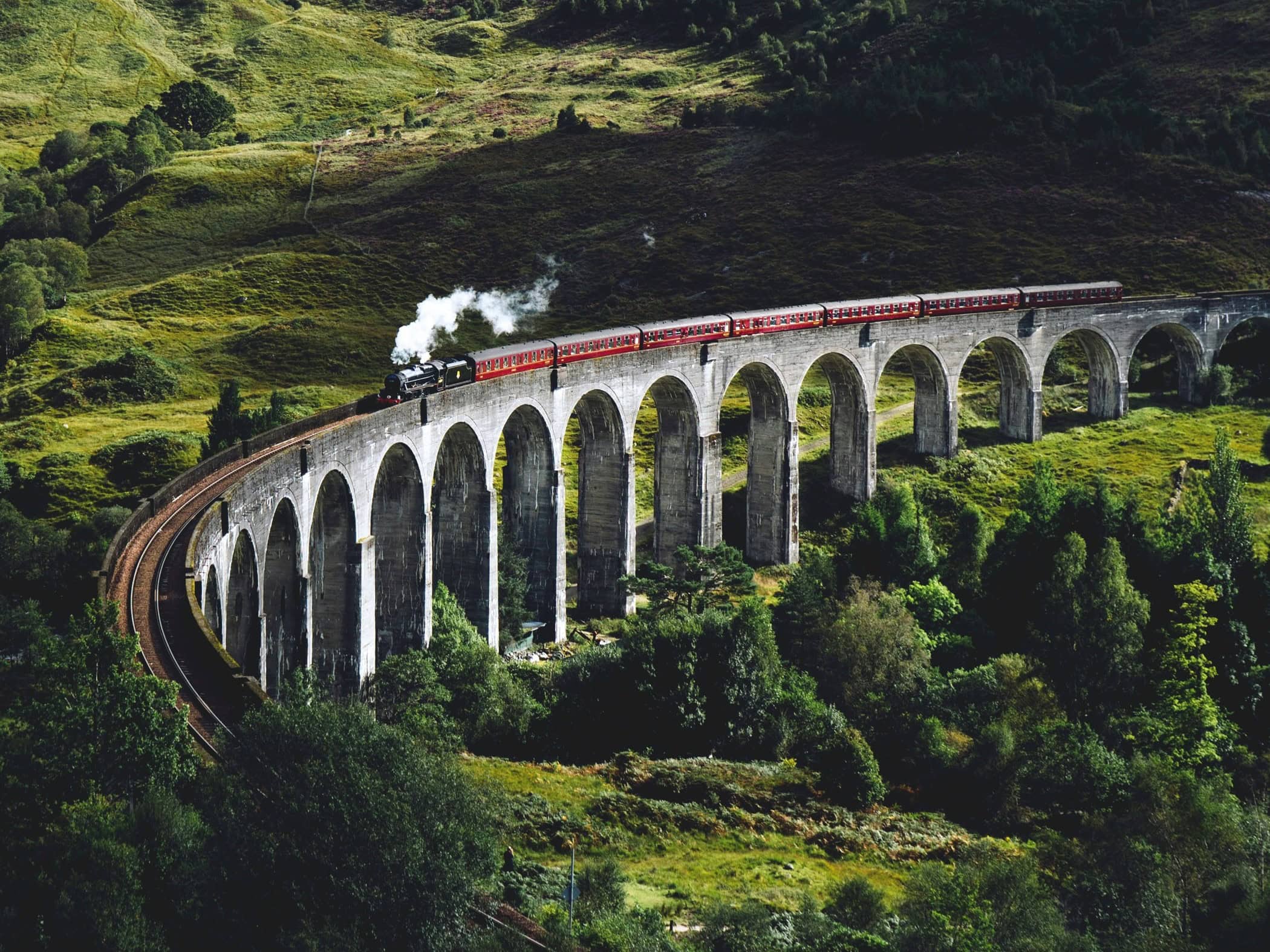 Glen Finnan Viaduct - Image by Jack Anstey on Unsplash