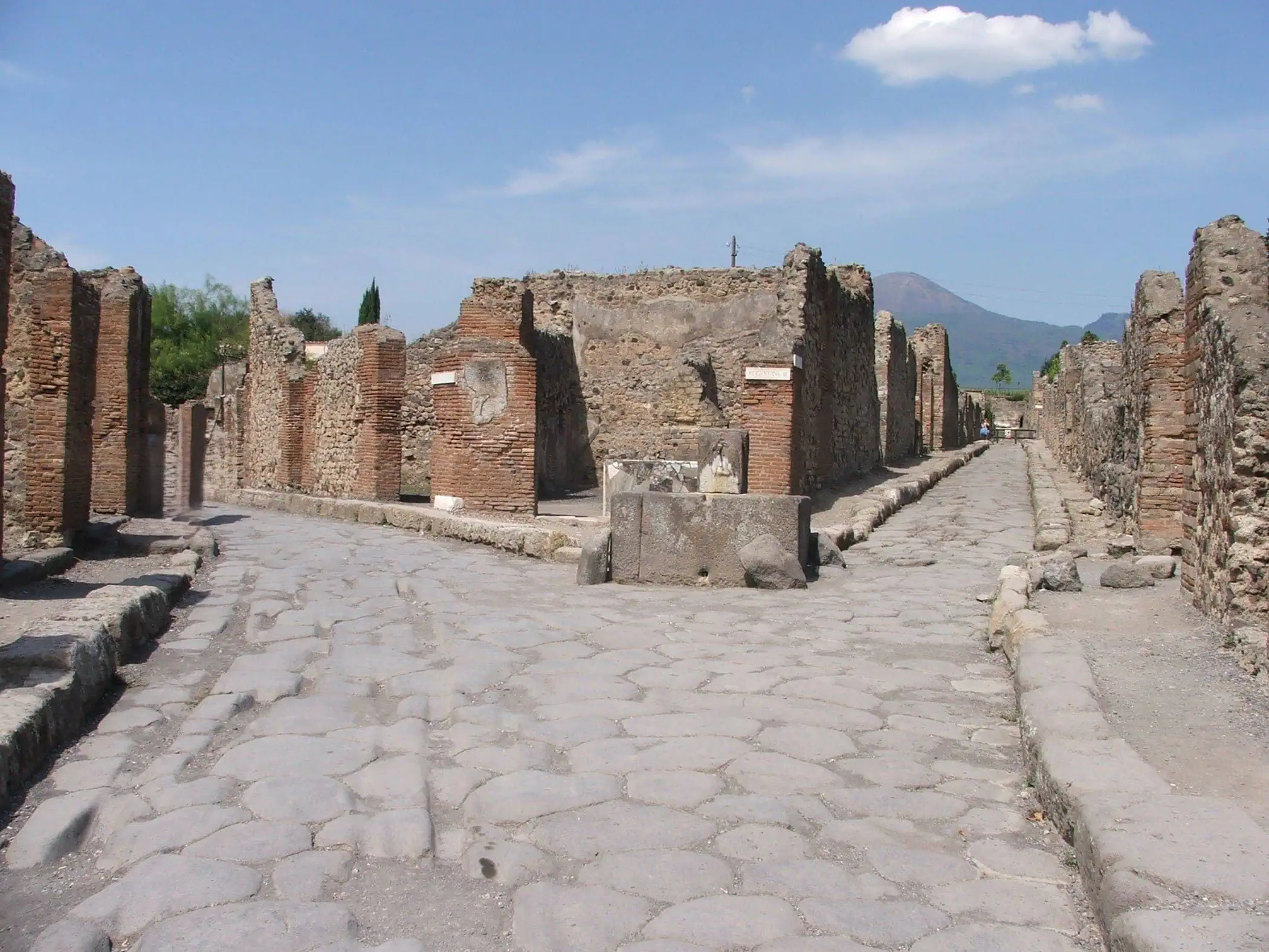 Pompeii Cobblestone Street - Image by Holidays Beckon