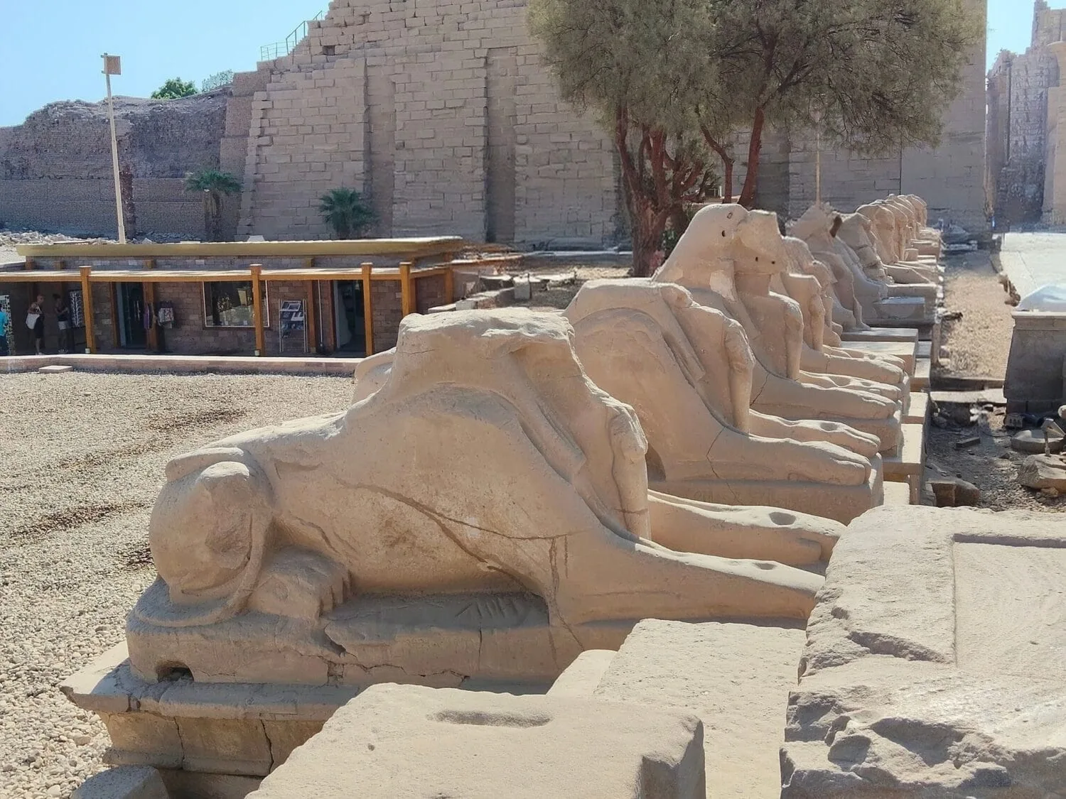 Ram-headed Sphinx - Karnak Temple - Image by Holidays Beckon