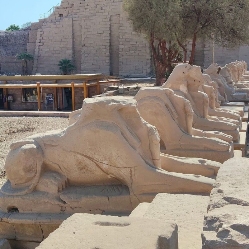 Ram-headed Sphinx - Karnak Temple - Image by Holidays Beckon
