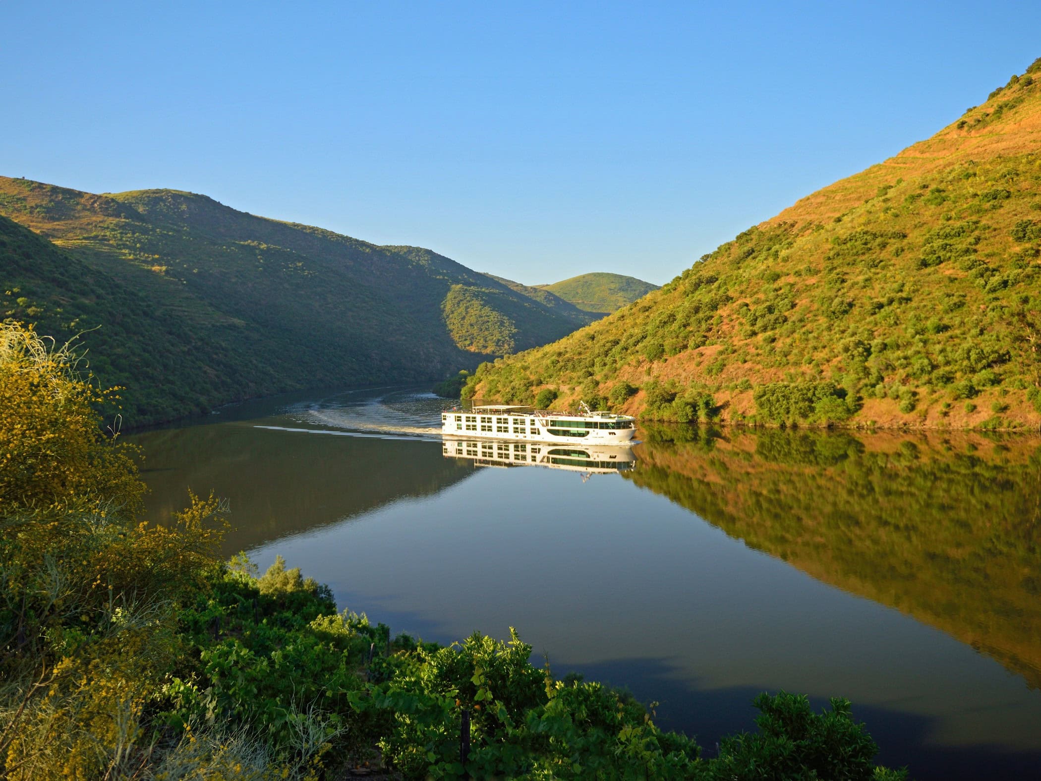 Scenic Azure Douro Valley Portugal