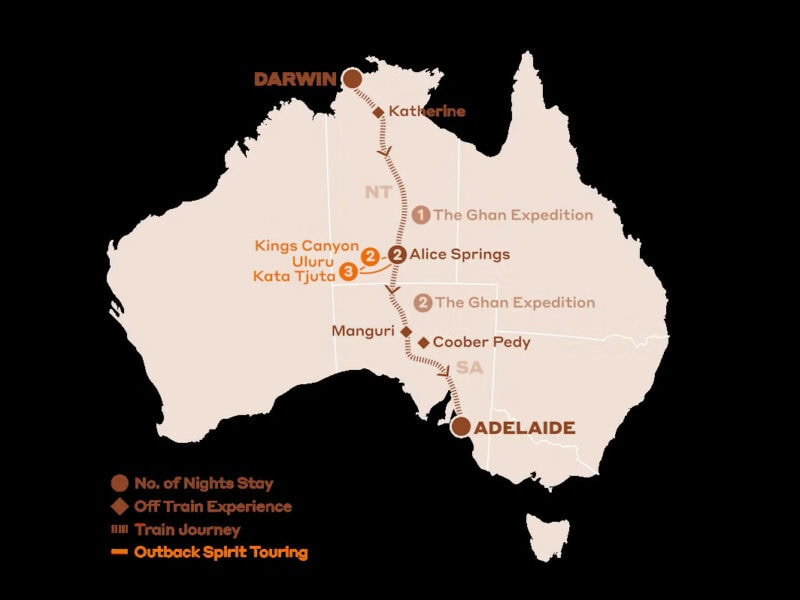 The Ghan Expedition - Red Centre Spectacular