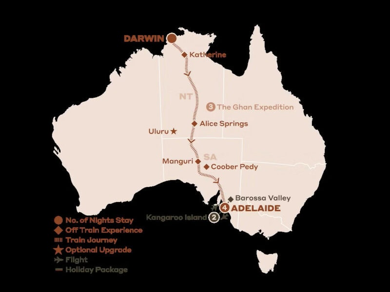 The Ghan Expedition - Barossa and Kangaroo Island