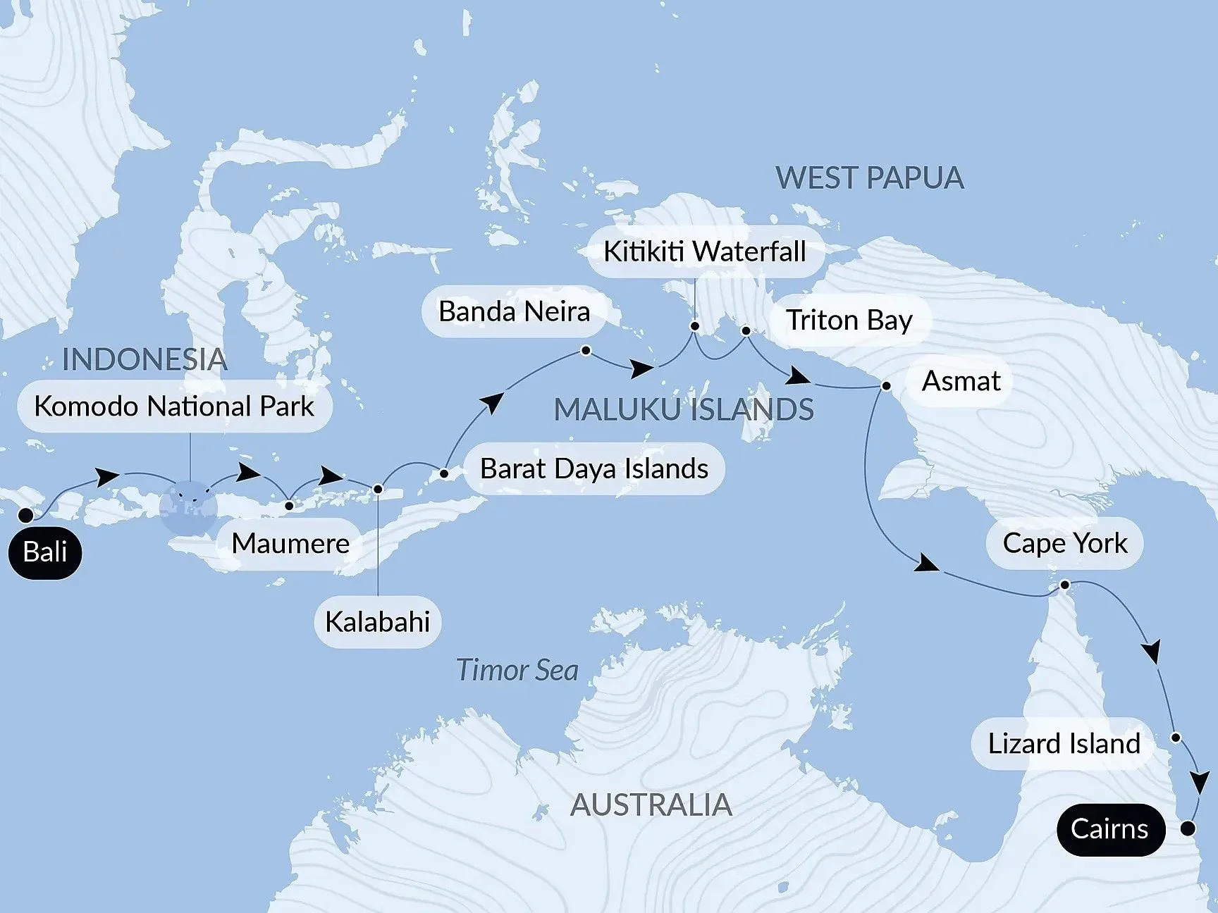 PONANT 15-Night Tropical Odyssey Bali to Cairns