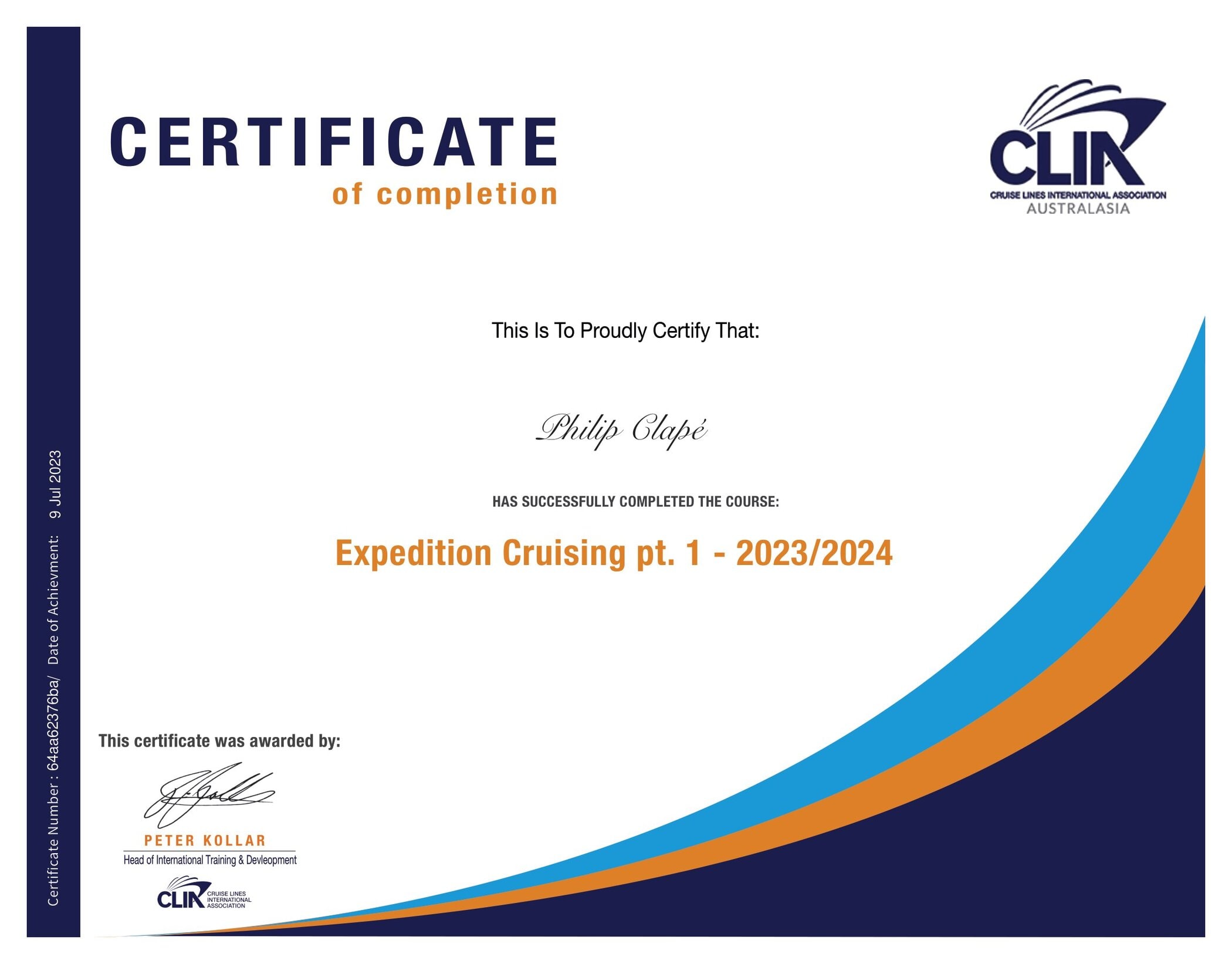 CLIA Expedition Cruising Pt 1 - Philip Clape
