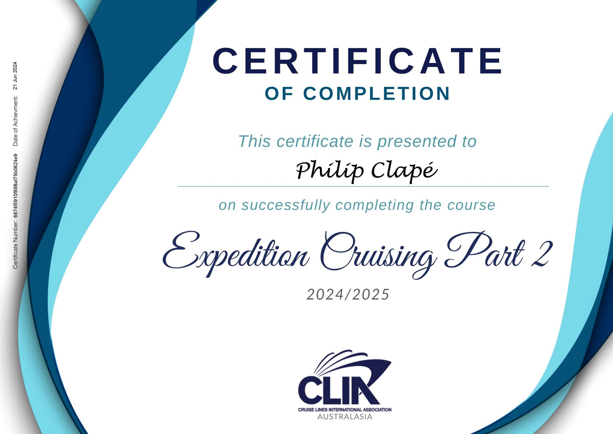 CLIA Expedition Cruising Pt2 - Philip Clape