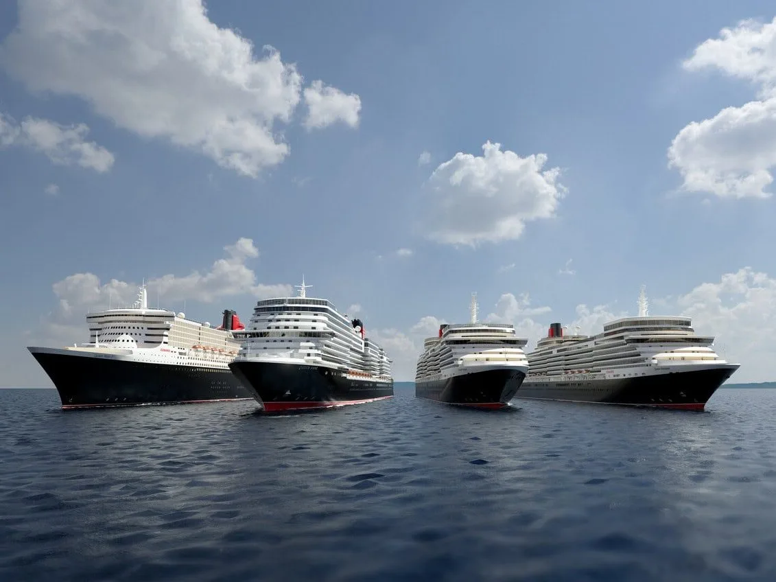 Cunard Fleet Four Ships