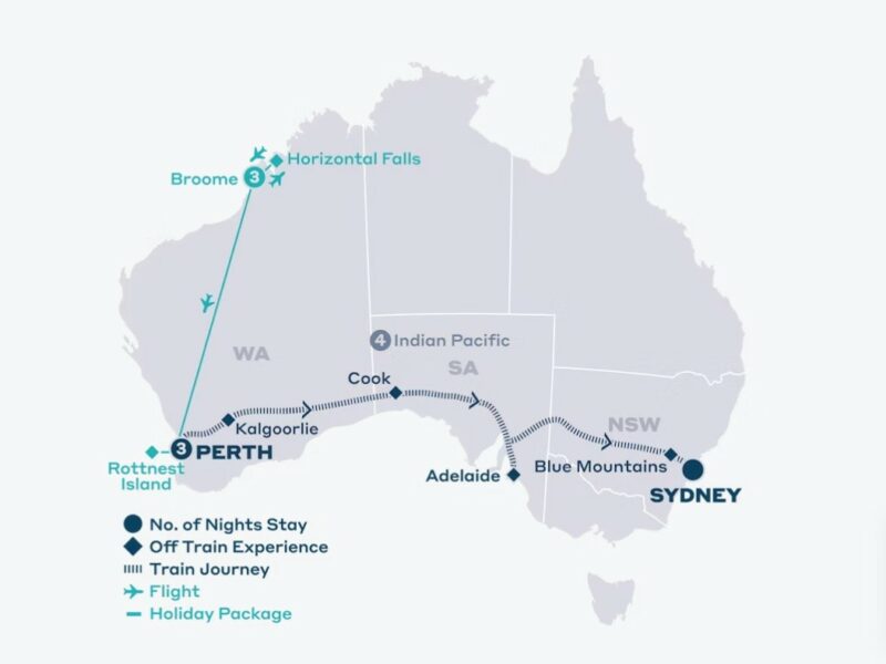 Indian Pacific - Perth & Horizontal Falls