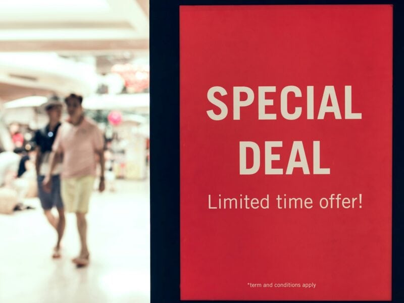 Special Deals - Image by Artem Beliaikin on Unsplash