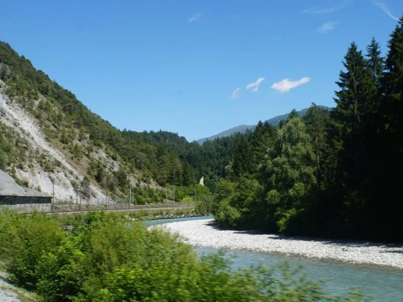 Rhine Gorge Ruinaulta Rhaetian Railway