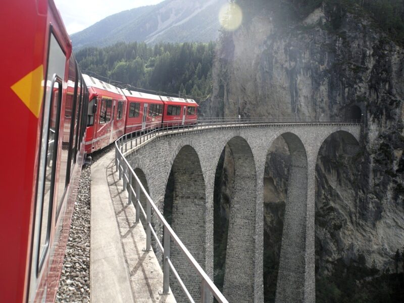 Bernina Express Landwasser Viaduct